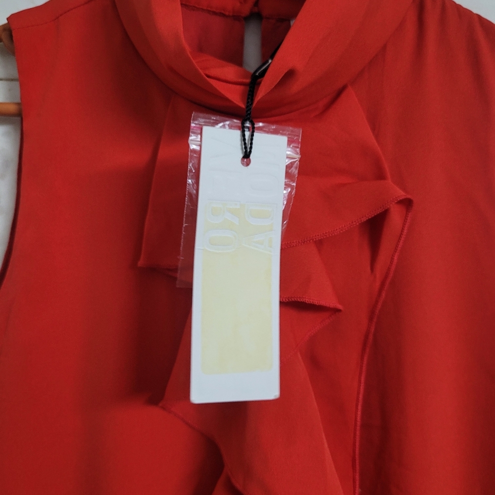 🌷Vero Moda Red Ruffled Dress🌷 - Picture 12 of 13